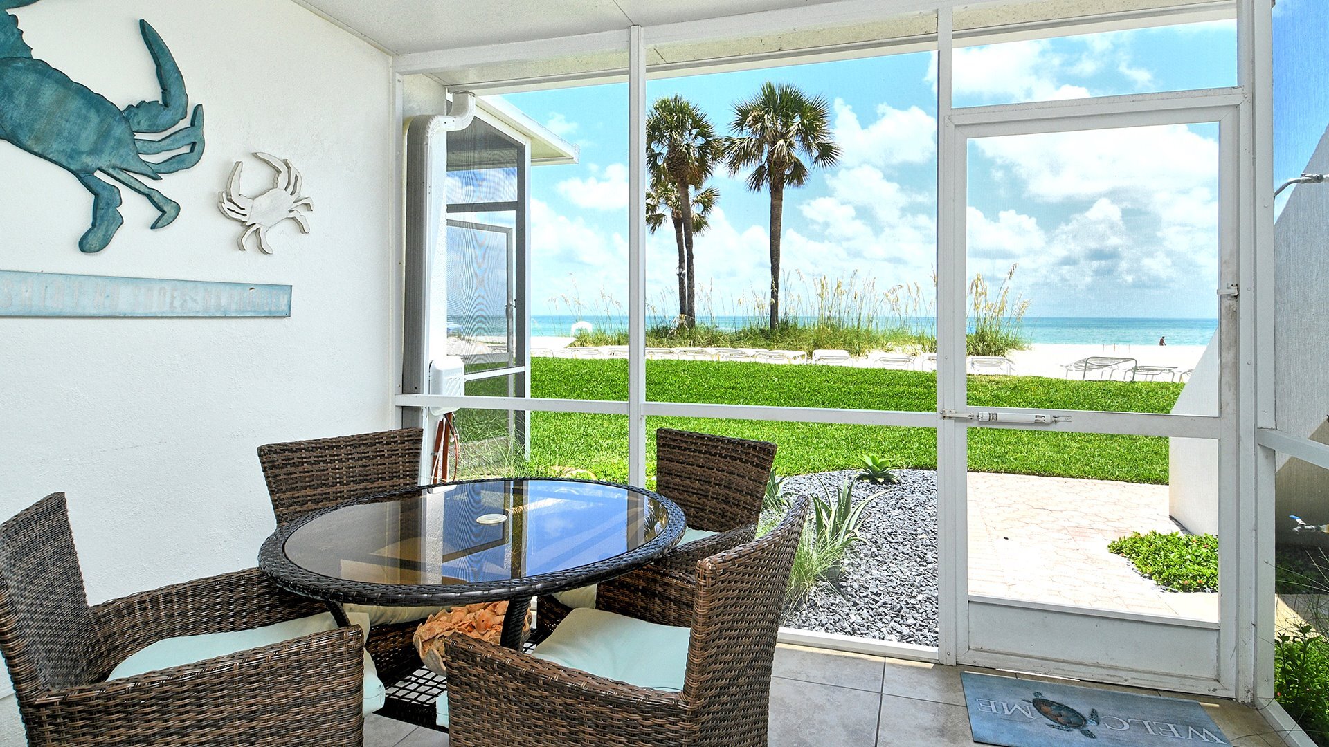 Screened lanai